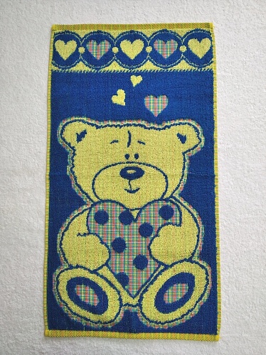 Детское махровое полотенце С79-ЮА (3927, Влюблёнчик медведик)